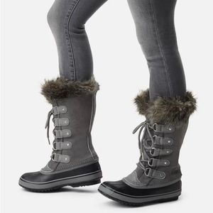 Sorel Joan of Arctic Boots - Quarry/Black
